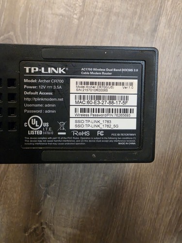 Link archer cr700 wireles - tp-link,